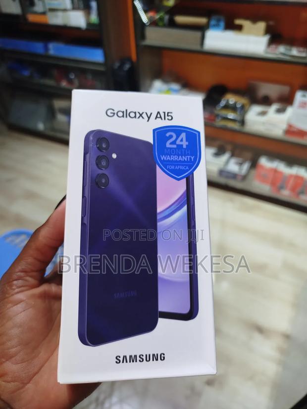 New Samsung Galaxy A15 128 GB Black - main view
