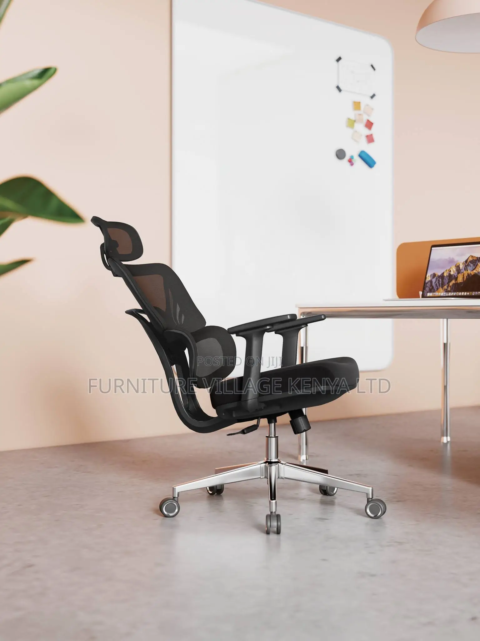 High-Back Executive Orthopedic Office Desk Chair