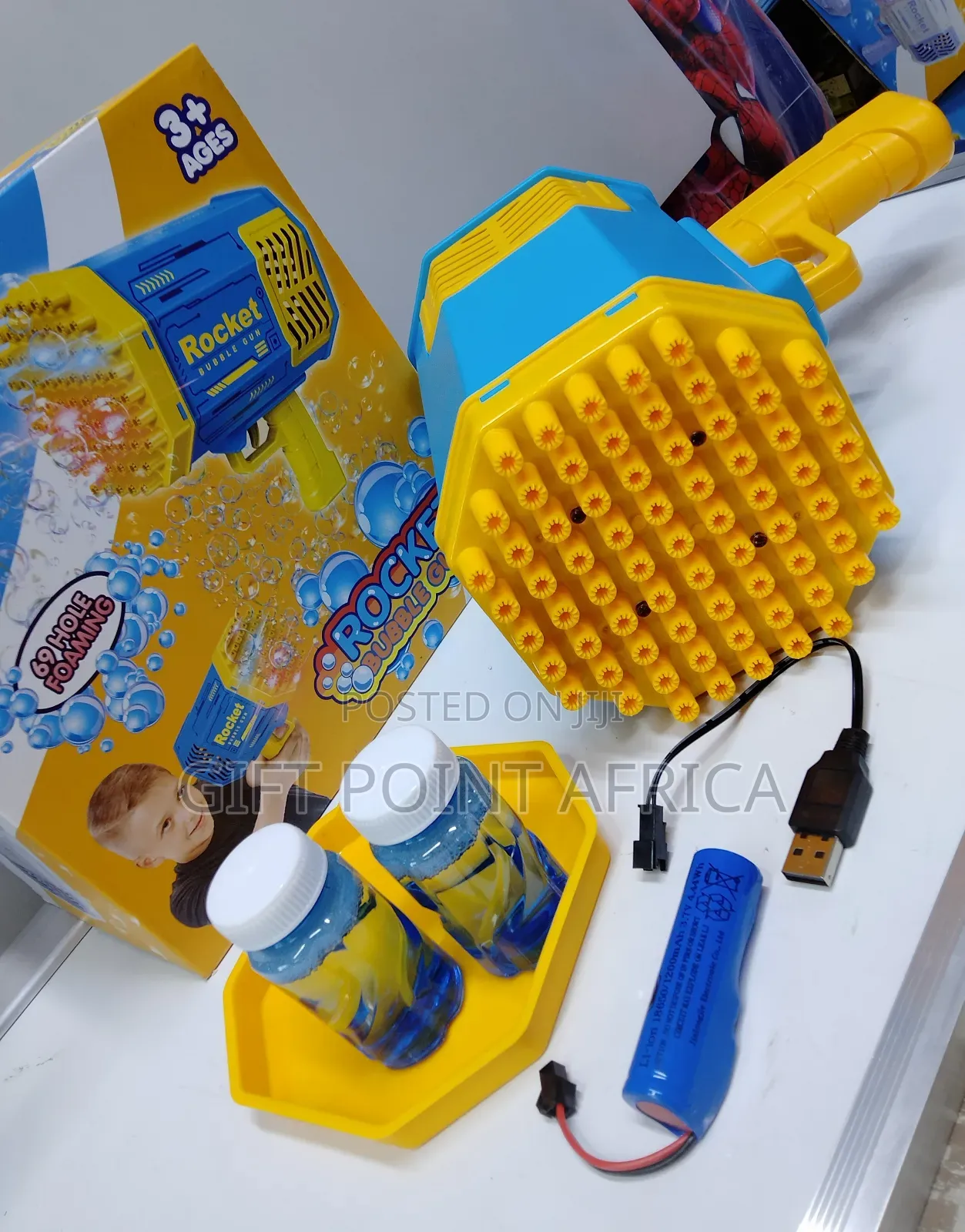 69 Holes Bazooka Bubble Gun for Kids