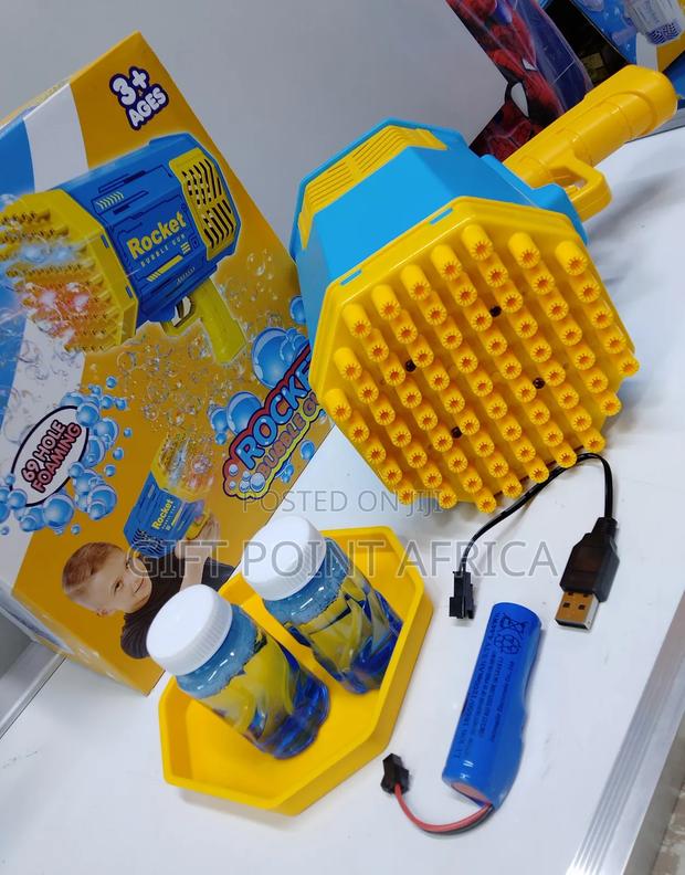 69 Holes Bazooka Bubble Gun for Kids - thumbnail 2