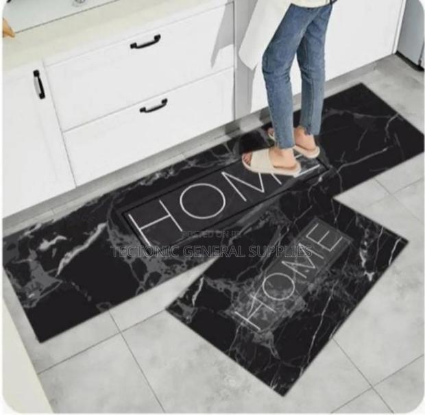 Strong Grip Rubber Underside Floor 3D 2in1 Kitchen Mat - main view
