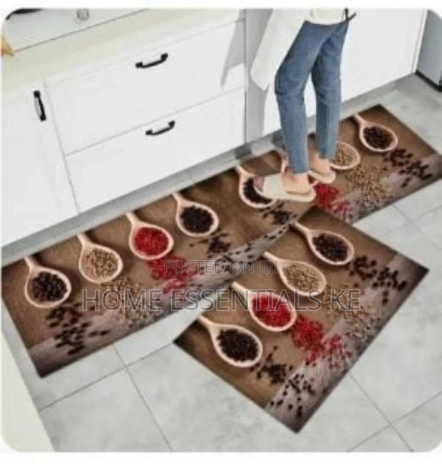 Strong Grip Rubber Underside Floor 3D 2in1 Kitchen Mat - thumbnail 3