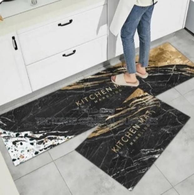 Strong Grip Rubber Underside Floor 3D 2in1 Kitchen Mat - thumbnail 5