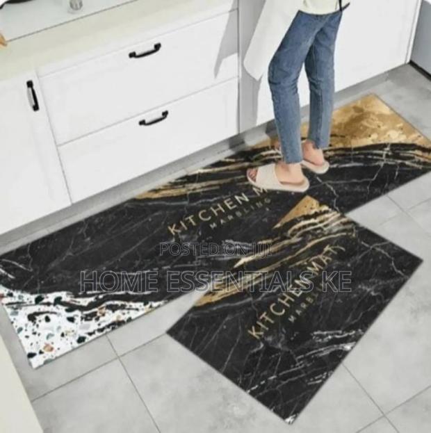 Strong Grip Rubber Underside Floor 3D 2in1 Kitchen Mat - thumbnail 4