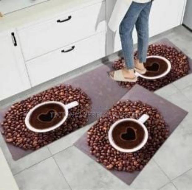 Strong Grip Rubber Underside Floor 3D 2in1 Kitchen Mat - thumbnail 8