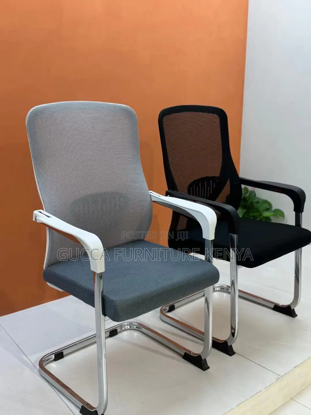 Mesh Office Visitor Chair, Ergonomic Desk Chair