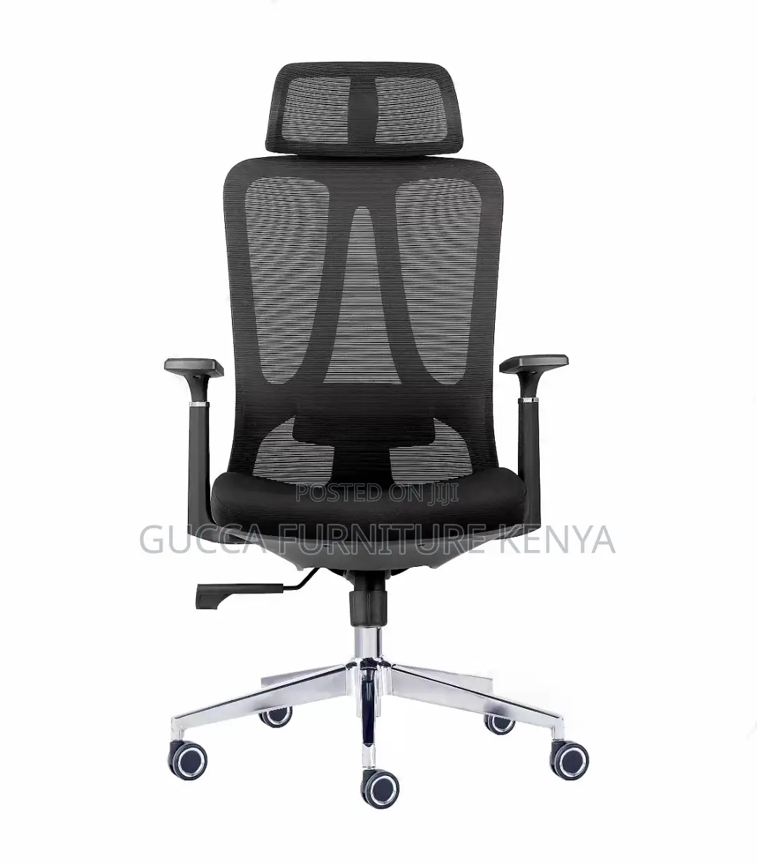 Ergonomic Orthopedic Executive Office Seat; Black