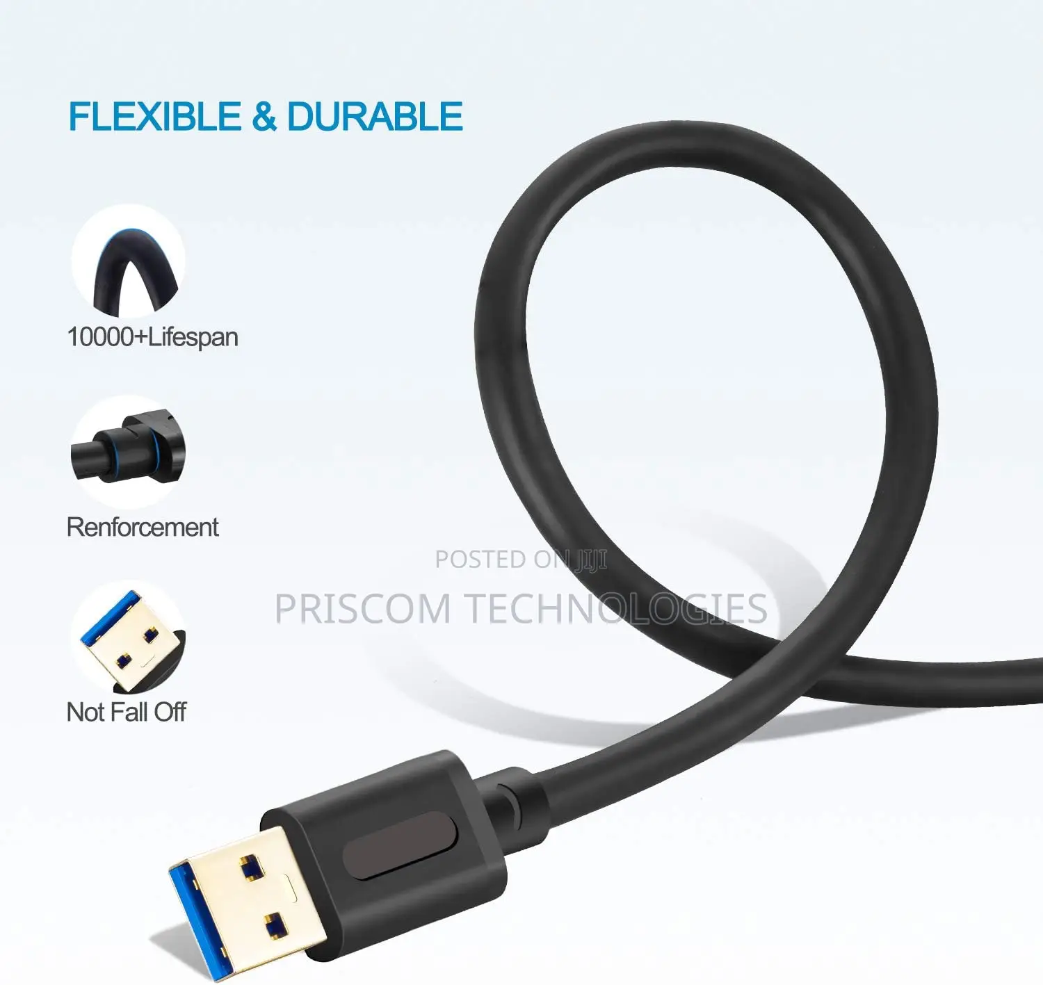 USB Cable Data Transfer Hard Drive Enclosure, Printer, Modem