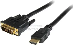 DVI to HDMI Cable Adapte, Bi-Directional HDMI to DVI-D Cable
