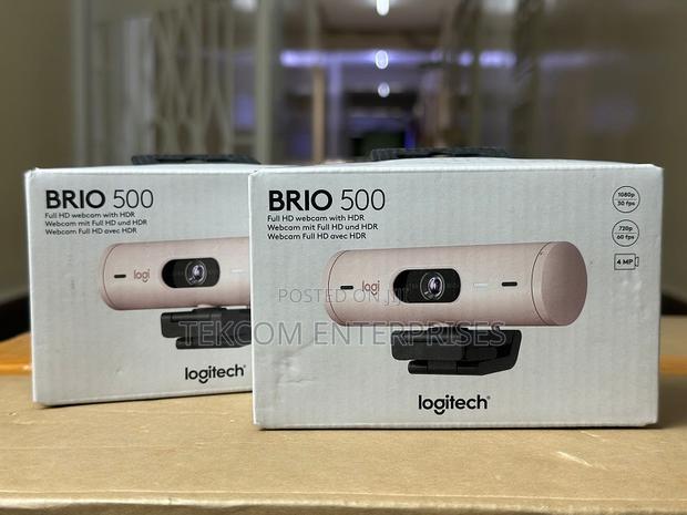 Logitech Brio 500** Brio 500 Webcam Available** - main view