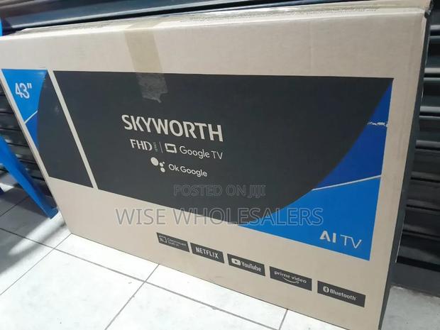 Skyworth 43" Inch, Fhd Smart Android/Google Tv, Bluetooth..