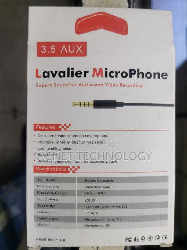 HIFI VOICE 3.5mm Jack Pin Lavalier Microphone - thumbnail 3