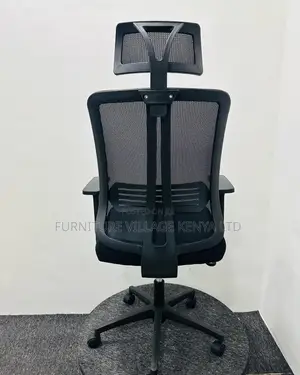 Office Chair, High-Back Orthopedic Office Seat