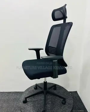 Office Chair, High-Back Orthopedic Office Seat
