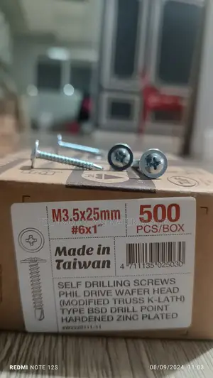 Self Drilling Truss Head Screws-16mm(500pcs)