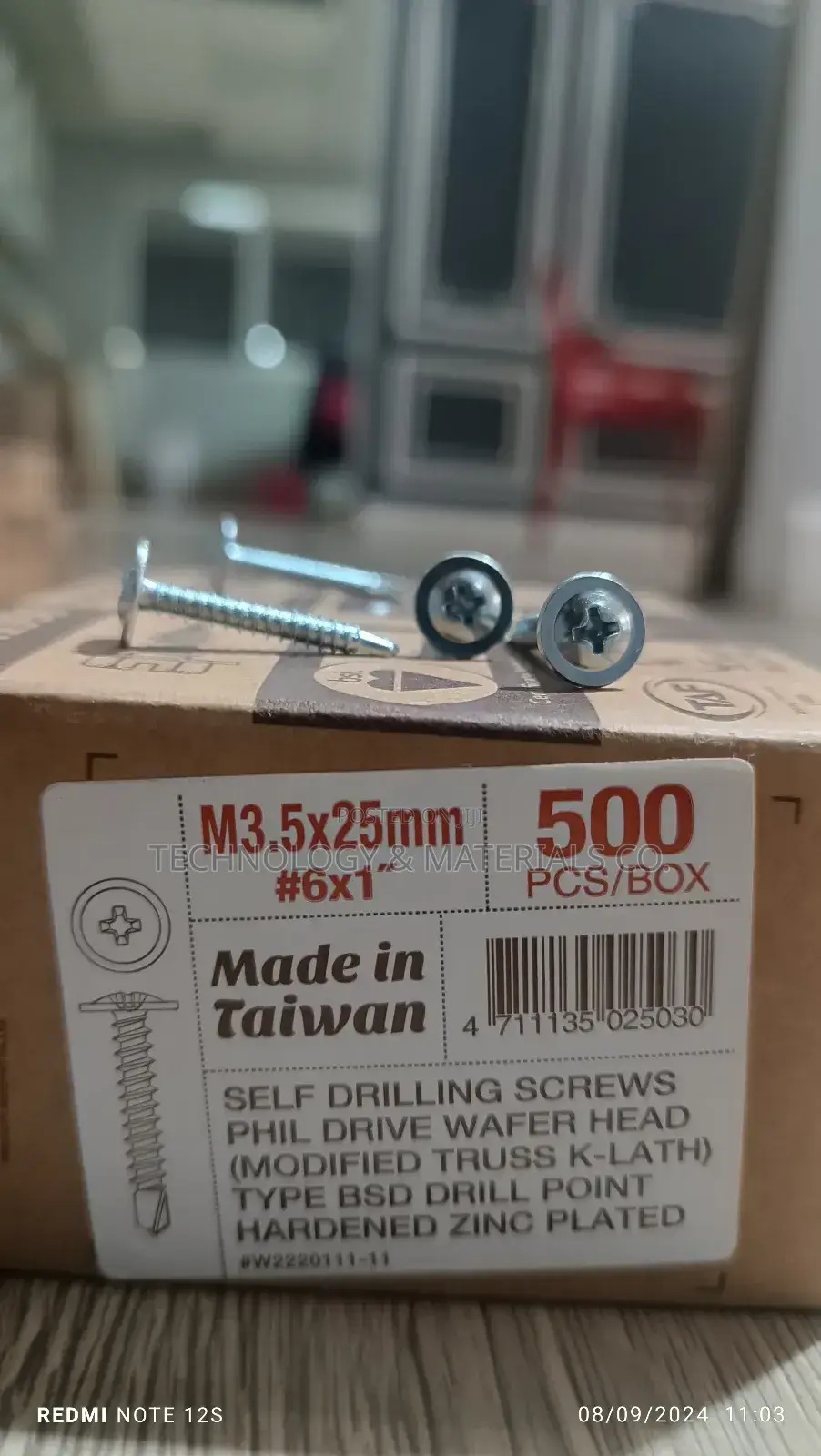Self Drilling Truss Head Screws-16mm(500pcs)