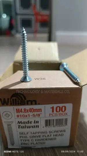 Self Tapping Wallplug Screws -40mm