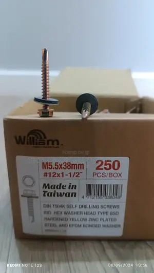 Self Drilling Roofing Screws-38mm(250pcs)