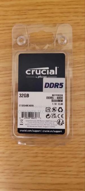 Crucial Laptop RAM DDR5 32GB 4800 - thumbnail 2