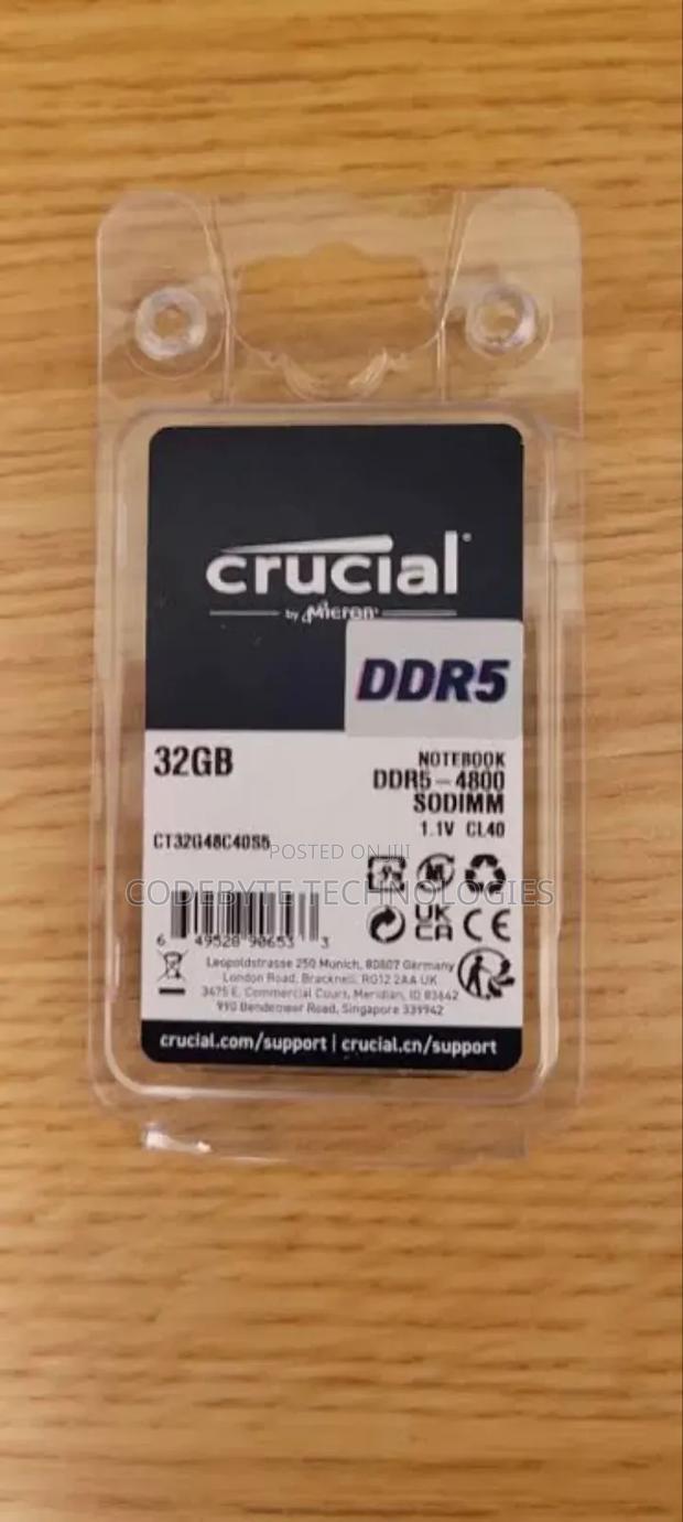 Crucial Laptop RAM DDR5 32GB 4800 - main view