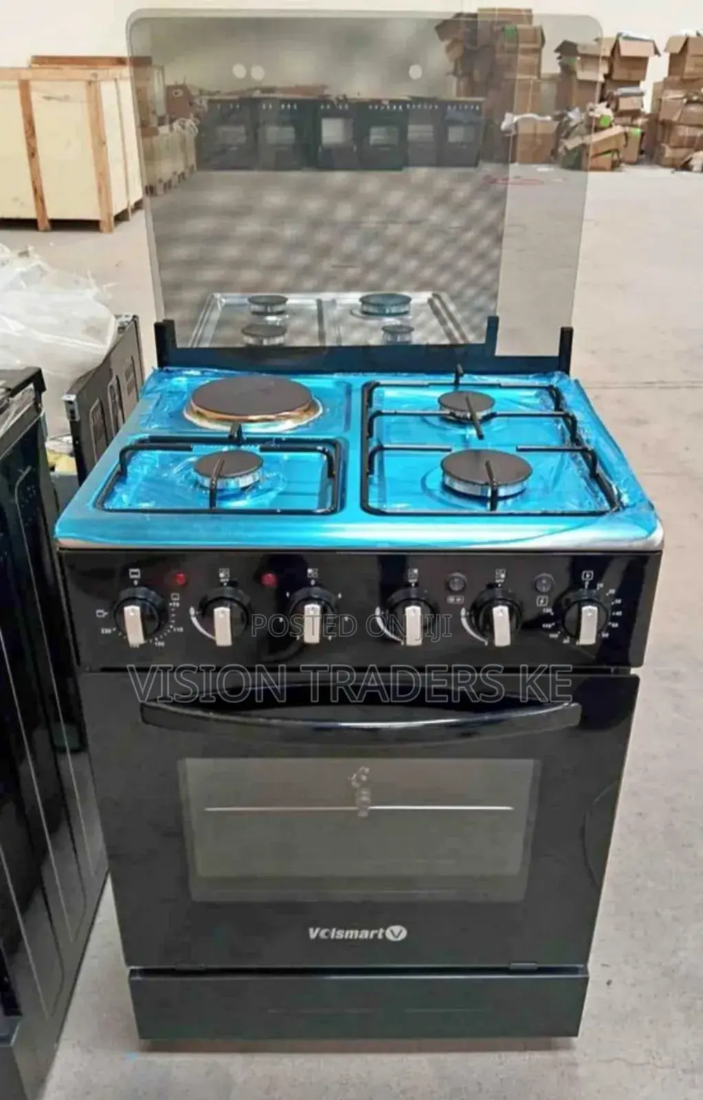 Volsmart 3+1 Jet Valve Standing Cooker With Electric Oven