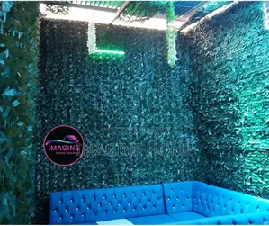 Artificial Green Balcony Light/Dark Fence