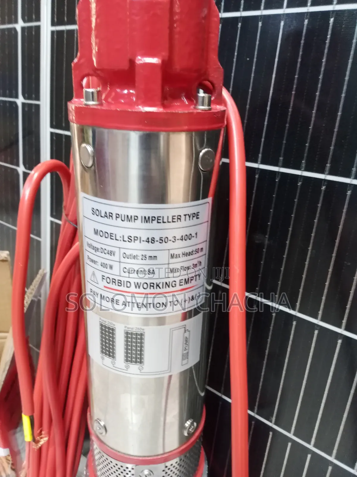 Tiger Solar Pump Impeller Type 50M Head 400w 48V