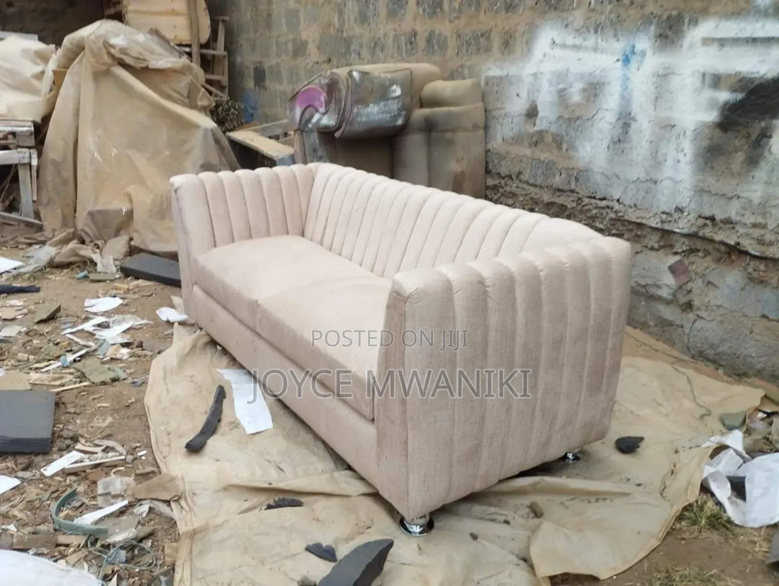 3 Seater Sofa, Beige Colour 