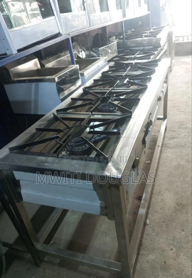 Modernized Liner Style Four Burner Gas Cooker