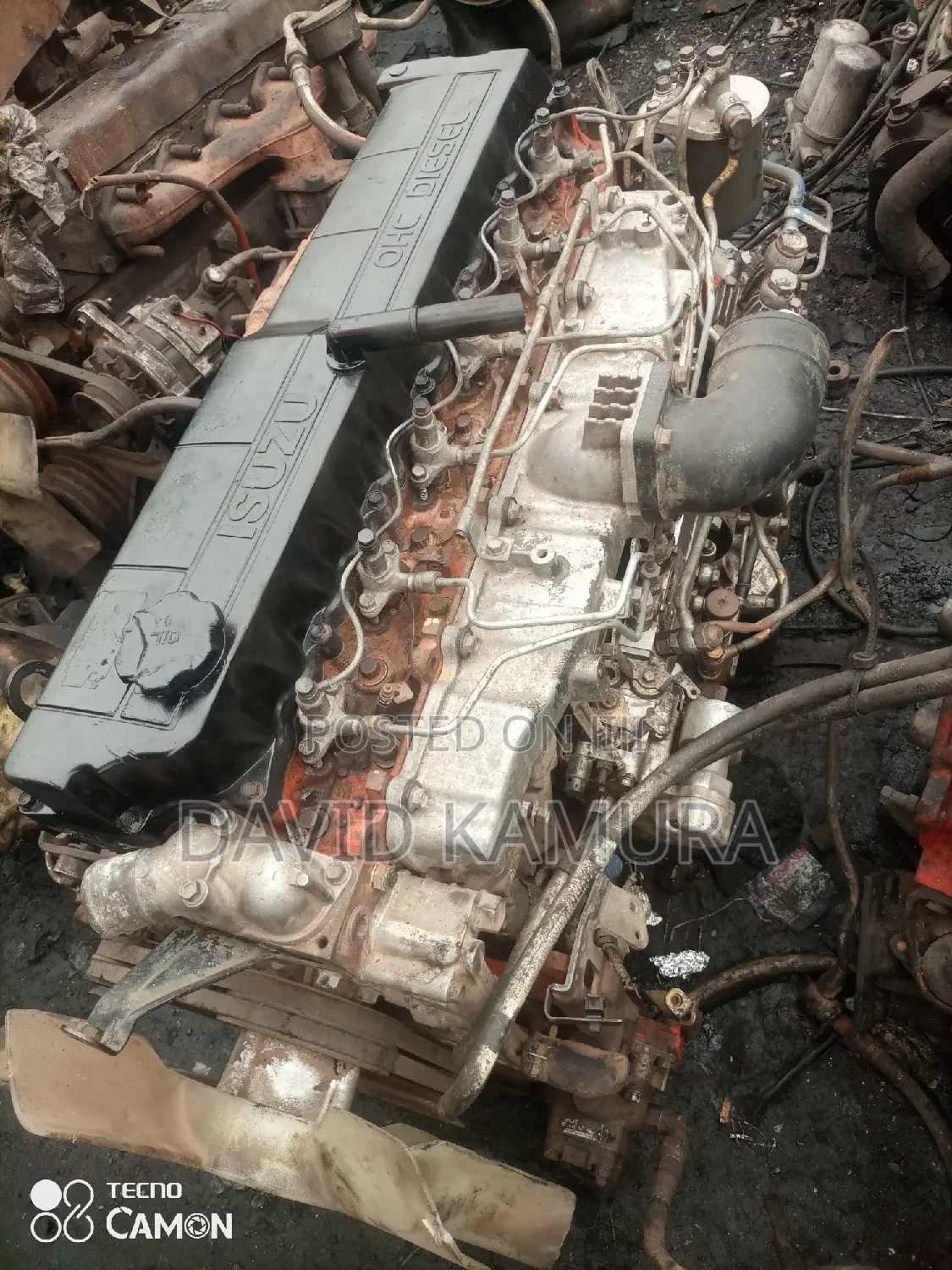 Insurance Sulvage Clean Working Condition Engines for Isu