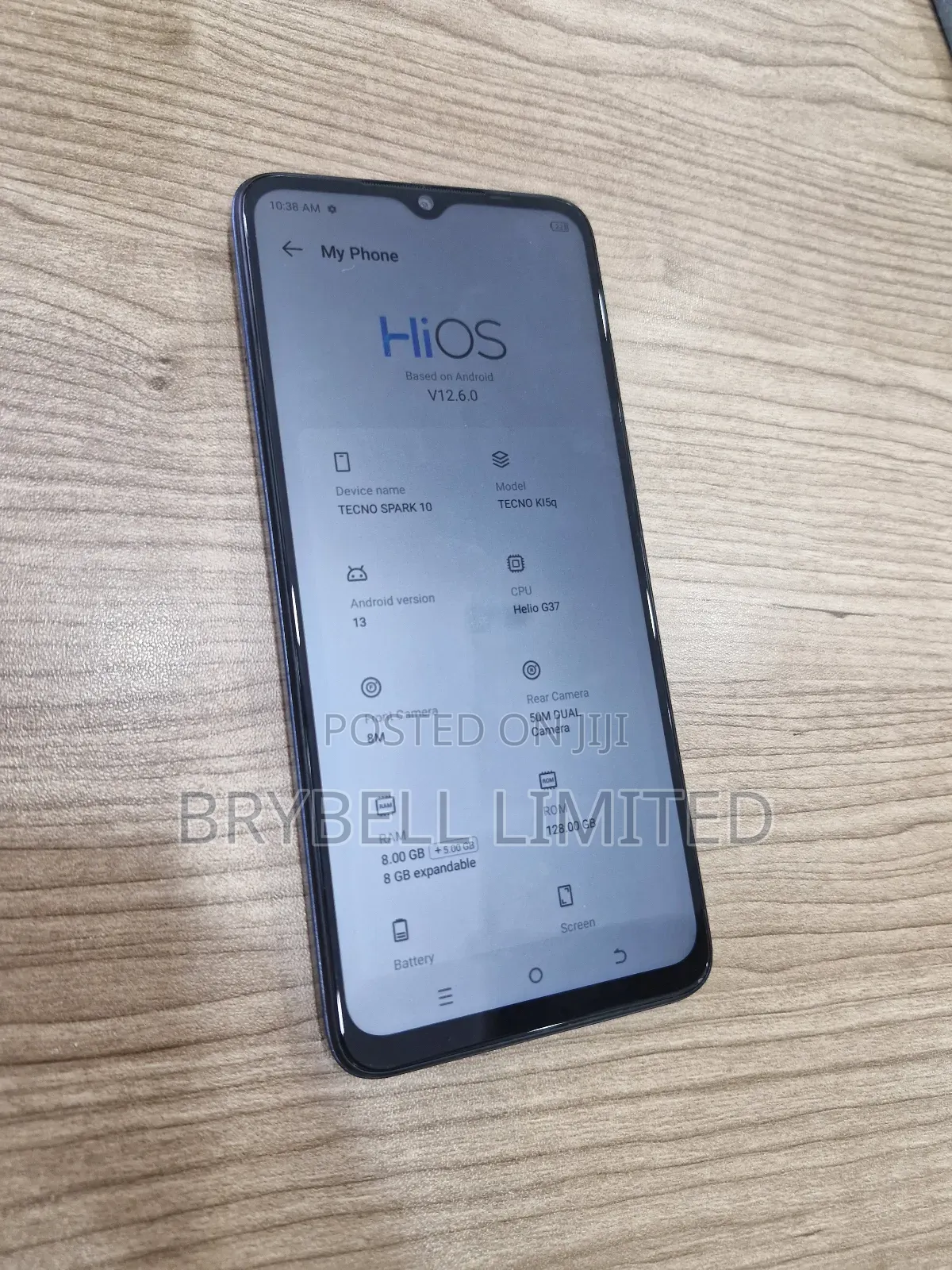 Tecno Spark 10 128 GB Blue