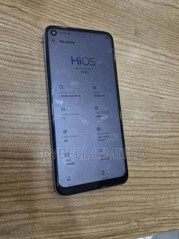 Tecno Camon 18i 128 GB Blue - thumbnail 4