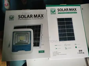 100 Watts Solar Floodlight Solarmax With 8 Watts Solar Panel
