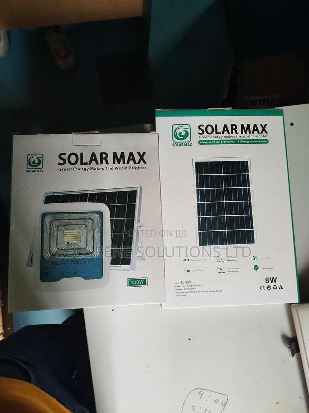 100 Watts Solar Floodlight Solarmax With 8 Watts Solar Panel - thumbnail 8