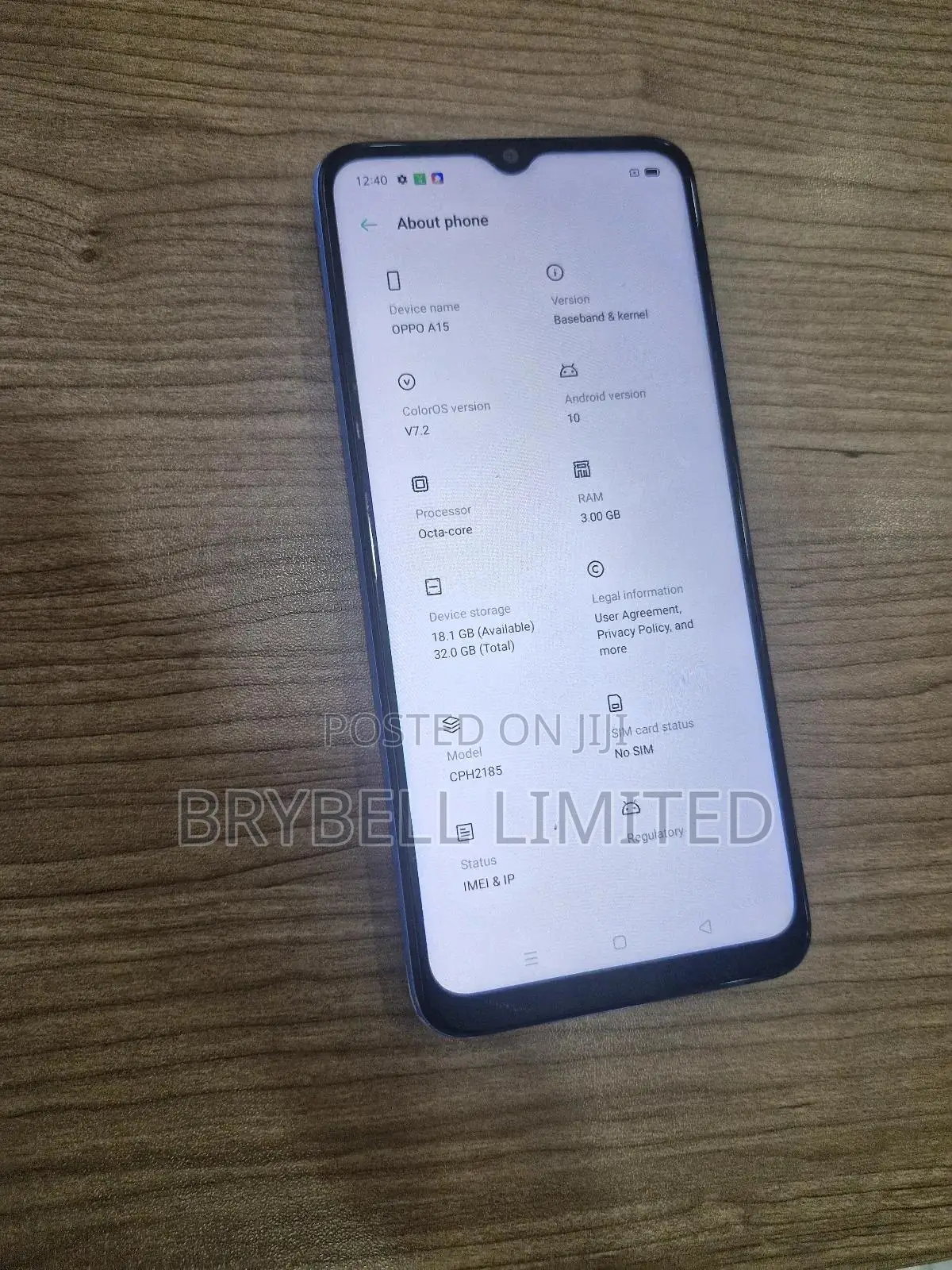 Oppo A15 32 GB Blue