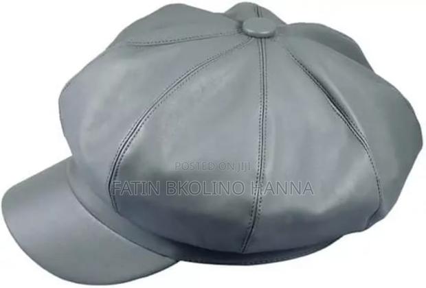 Leather News Boy Cap for Women - thumbnail 2