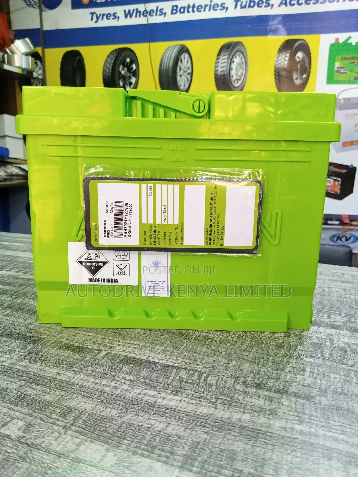 DIN55 Amaron Battery