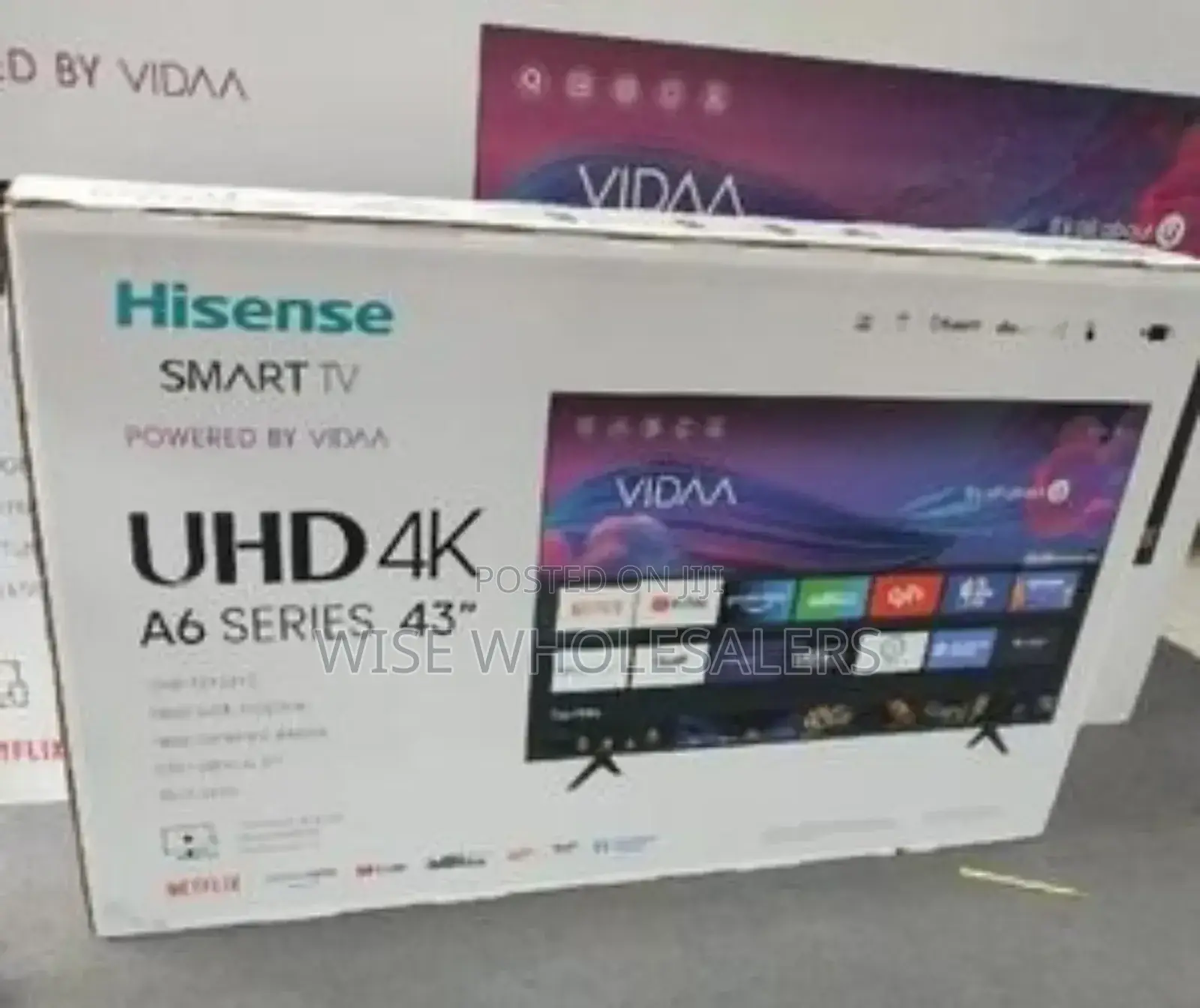 Hisense 43a6k 43inch Smart Uhd Frameless Tv