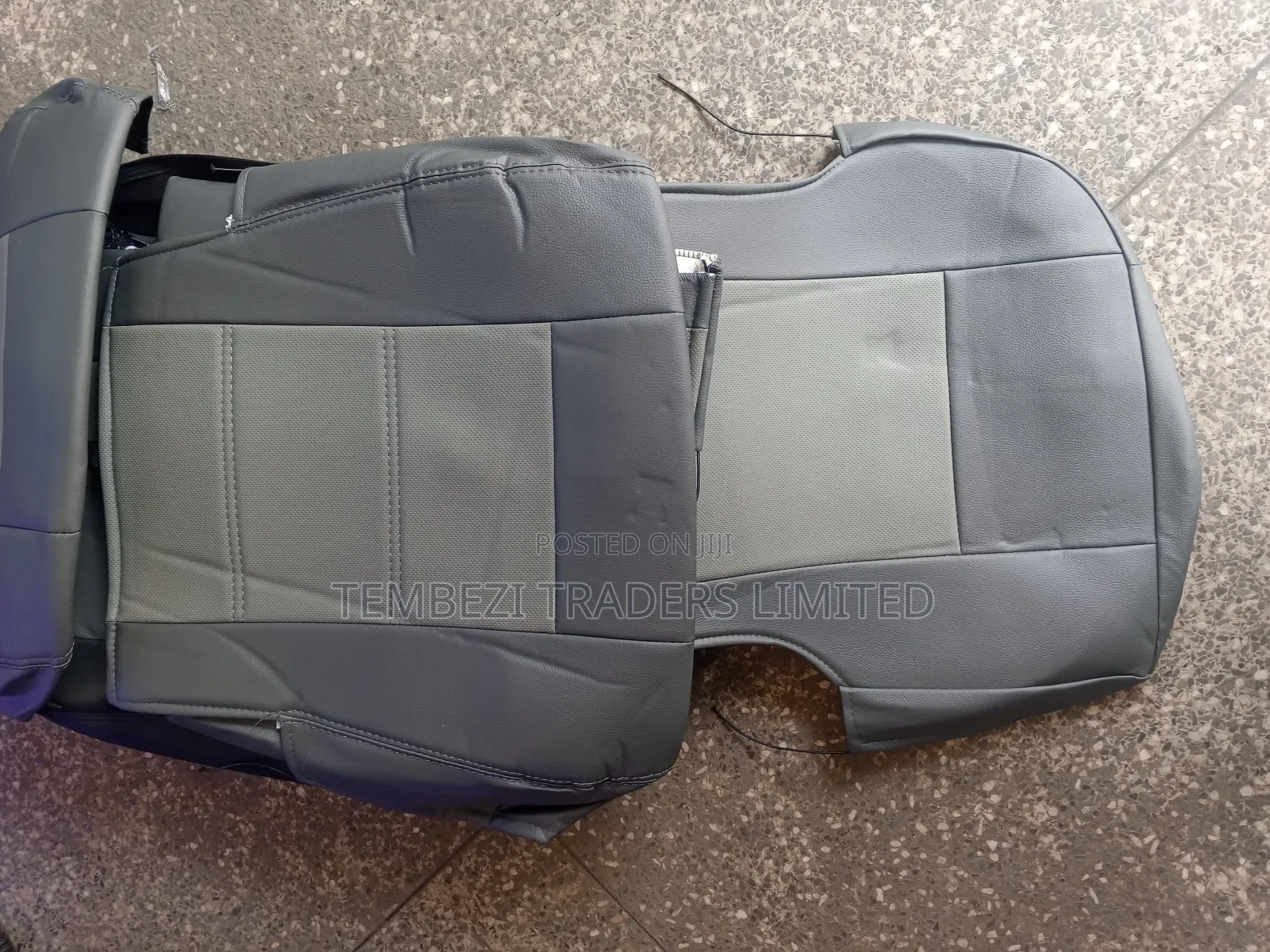 Prado Fj 120 Leather Seat Cover Grey