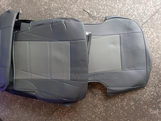 Prado Fj 120 Leather Seat Cover Grey