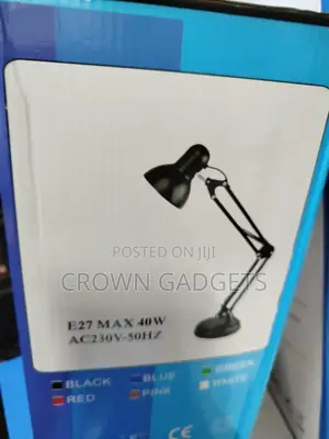 Desktop Study Lamp With Adjustable Arm