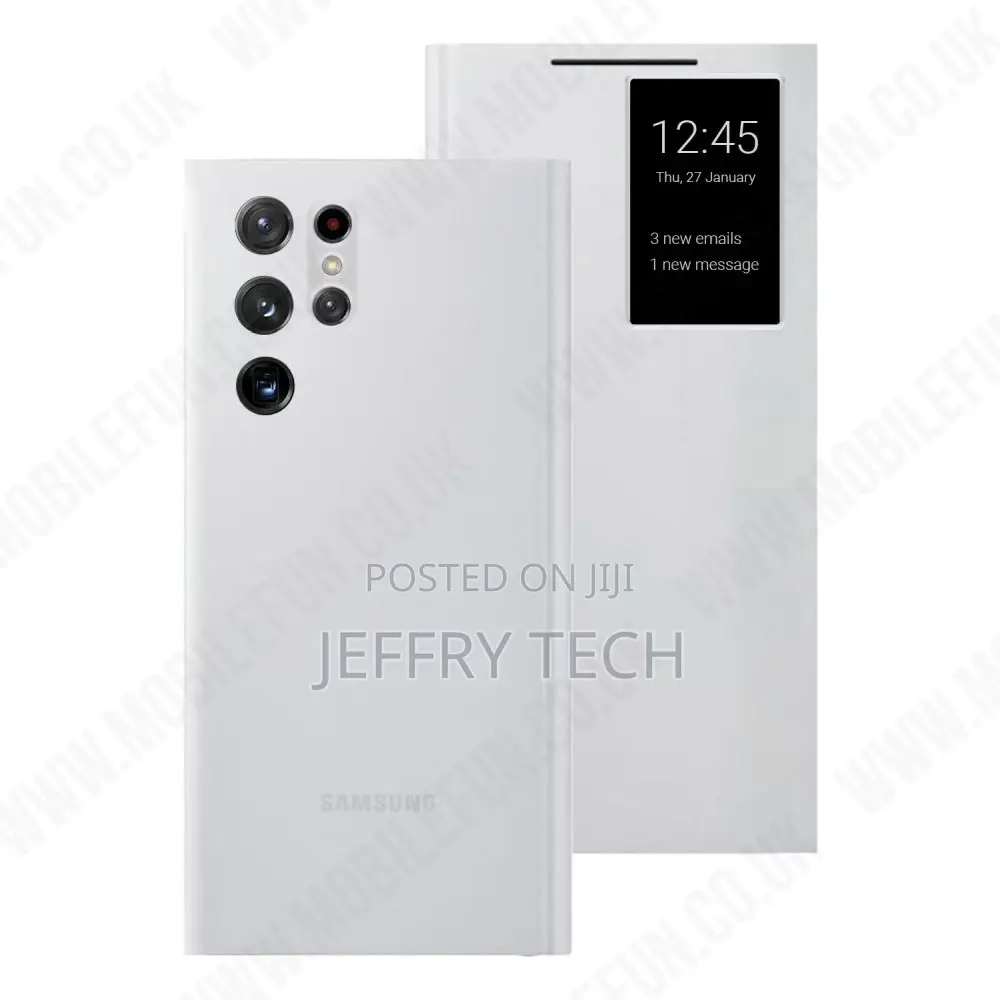 New Smart Clear View Case Design for Galaxy S22 Ultra