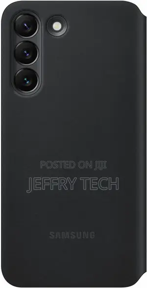 Samsung Official S22 Smart Clear View Cover Black