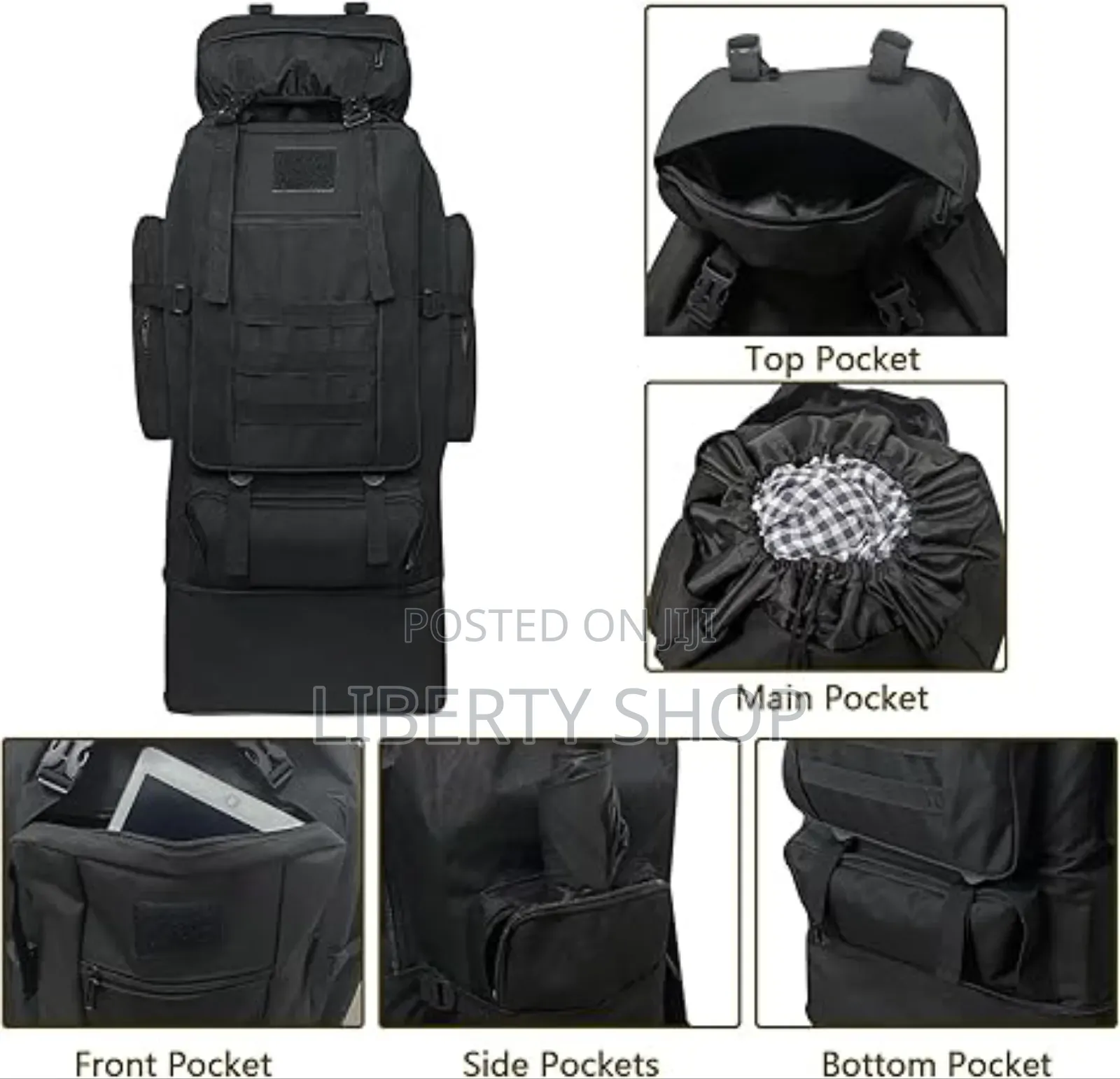 80l Hiking Backpack Tactical Hiking Bags