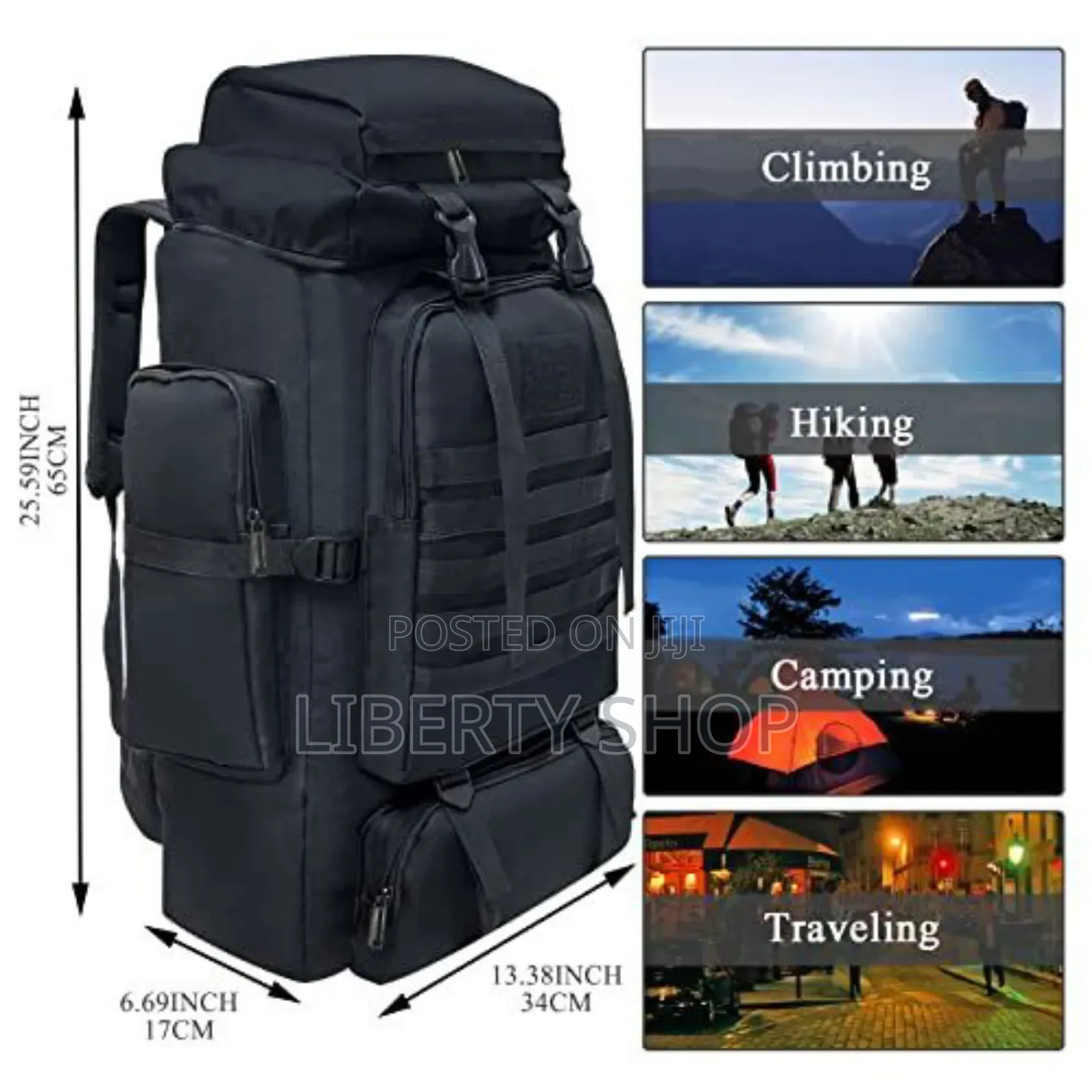 80l Hiking Backpack Tactical Hiking Bags