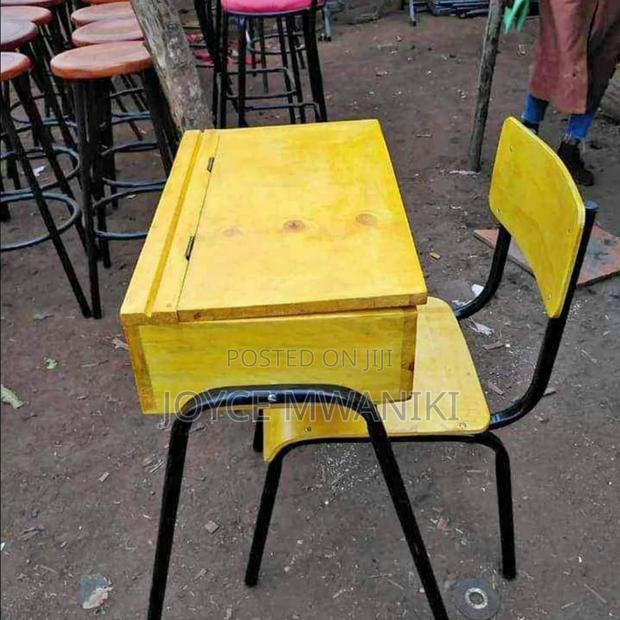 School Locker and Chair