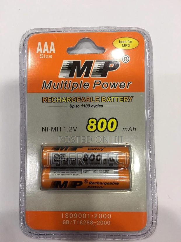 Rechargeable Battery Mp 800mah