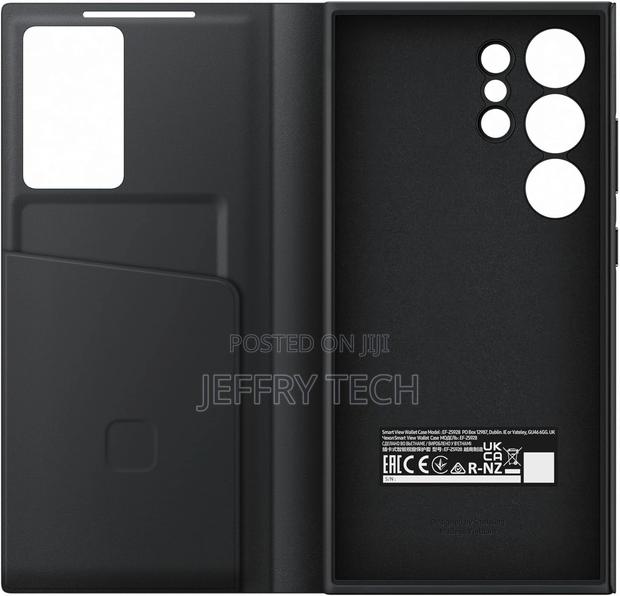 Samsung Galaxy S24 Ultra Smart View Wallet Case, Black - thumbnail 6