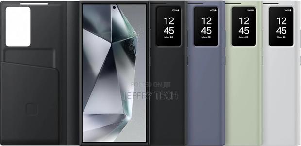 Samsung Galaxy S24 Ultra Smart View Wallet Case, Black - thumbnail 7