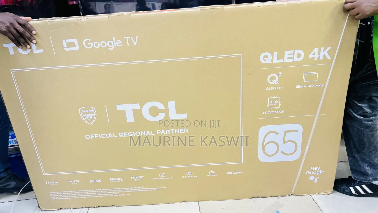 TCL 65′′ 65c655 Qled Pro Google